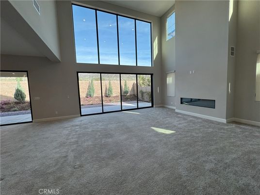 Empty room, Fireplace, Interior