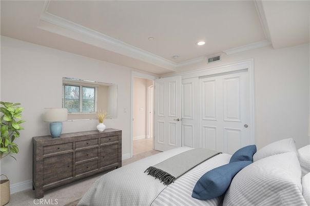 Bedroom, Interior, Recessed Lighting
