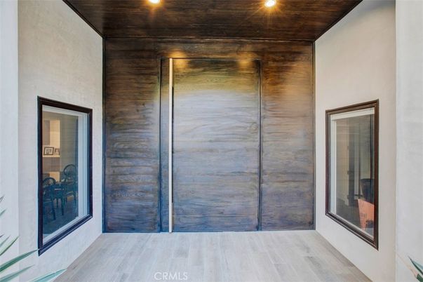 Elevator, Interior, Recessed Lighting, Wood Texture Flooring, Wooden Walls