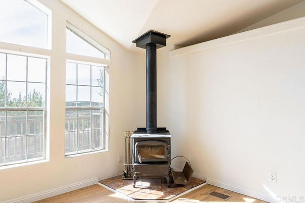Fireplace, Interior, Wood Texture Flooring
