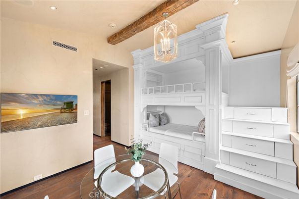 Interior, Pendant Lights, Recessed Lighting, Wooden Beams, Wood Texture Flooring