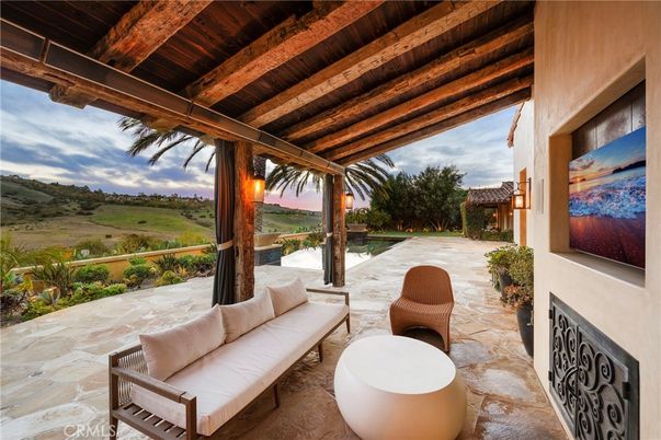 Exterior, Fireplace, Pool