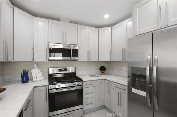 Interior, Kitchen, Recessed Lighting, Stainless Steel Appliances