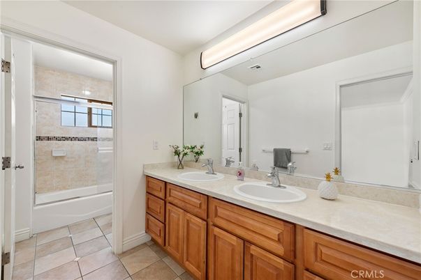 Bathroom, Dual Sink Vanities, Glass Shower, Interior