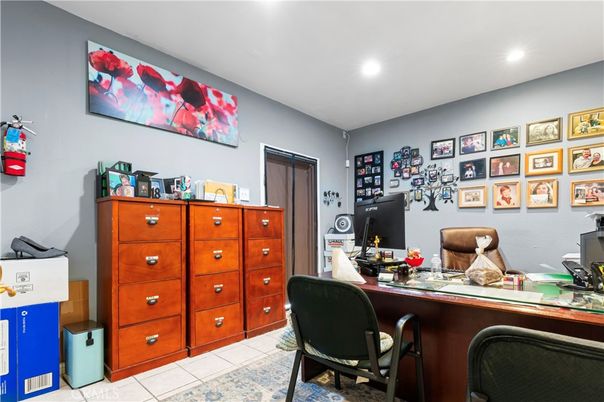 Home Office, Interior, Recessed Lighting
