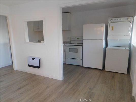 Interior, Kitchen, Washer, Wood Texture Flooring