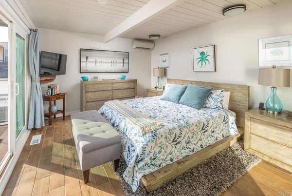 Bedroom, Interior, Wood Texture Flooring