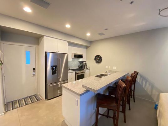 Interior, Kitchen, Recessed Lighting, Stainless Steel Appliances