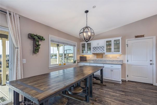 Chandelier, Dining room, Interior, Pendant Lights, Wood Texture Flooring