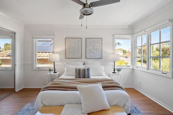 Bedroom, Interior, Wood Texture Flooring