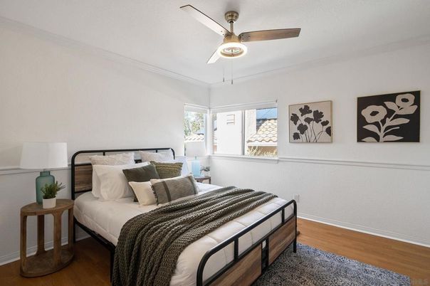 Bedroom, Interior, Wood Texture Flooring
