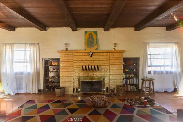 Fireplace, Interior, Stone Walls, Wooden Beams, Wooden Ceilings