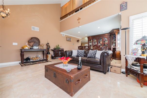 Chandelier, Fireplace, Interior, Living room, Recessed Lighting