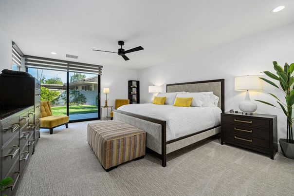 Bedroom, Interior, Recessed Lighting