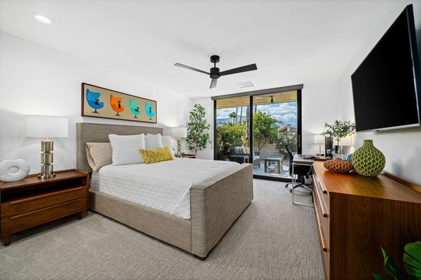 Bedroom, Home Office, Interior, Recessed Lighting
