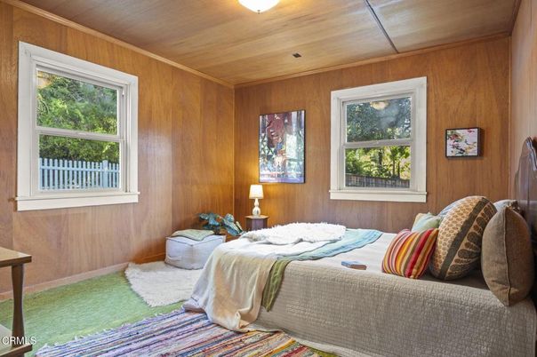 Bedroom, Interior, Wooden Ceilings, Wooden Walls