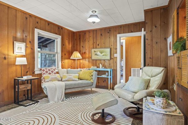 Interior, Living room, Wooden Walls