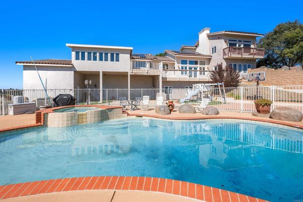 Exterior, Pool, Solar Panels