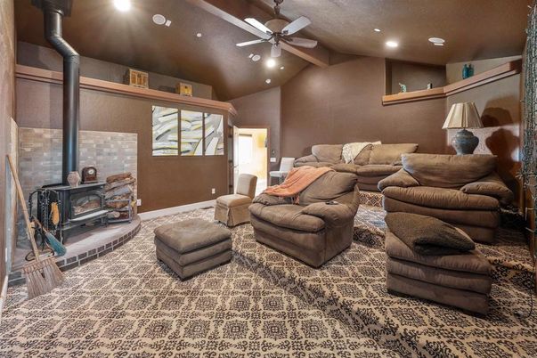 Interior, Living room, Recessed Lighting