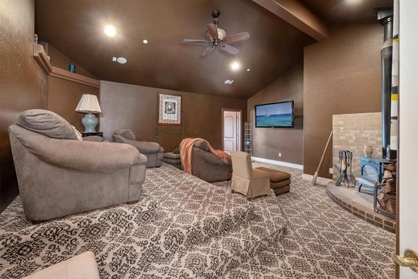 Interior, Living room, Recessed Lighting