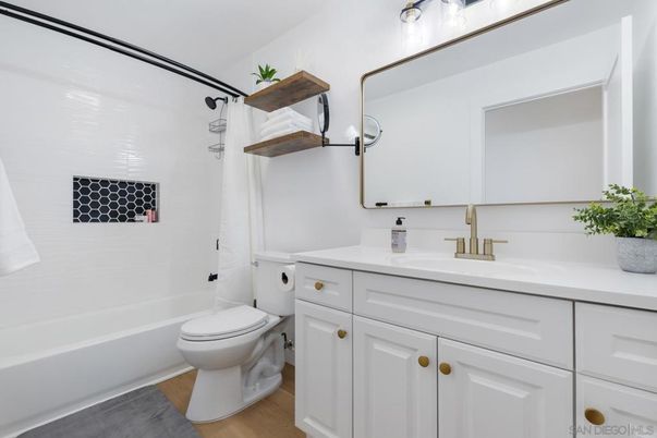 Bathroom, Interior, Wood Texture Flooring