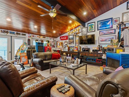 Interior, Living room, Recessed Lighting, Wooden Ceilings