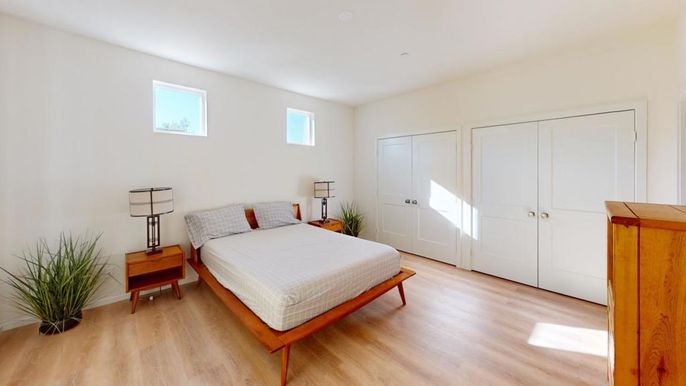 Bedroom, Interior, Wood Texture Flooring