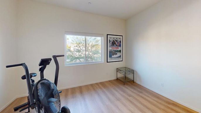 Fitness Equipment, Interior, Wood Texture Flooring