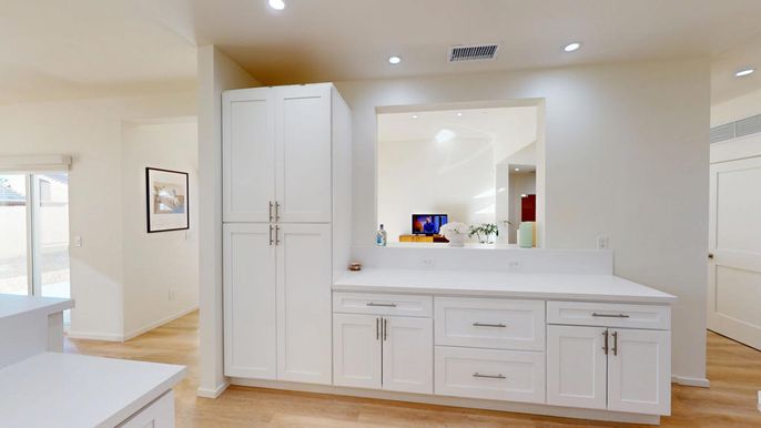 Interior, Recessed Lighting, Wood Texture Flooring