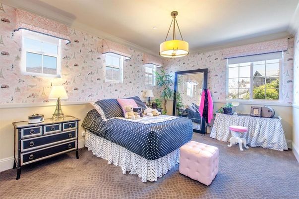 Bedroom, Interior, Pendant Lights