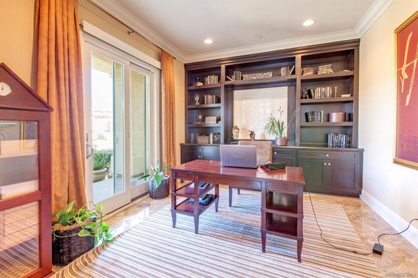Home Office, Interior, Recessed Lighting