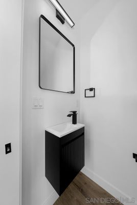 Bathroom, Interior, Wood Texture Flooring