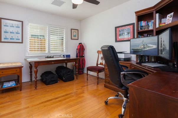Home Office, Interior, Wood Texture Flooring