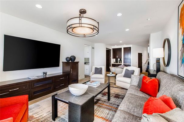 Interior, Living room, Recessed Lighting