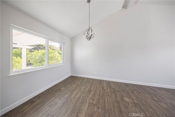 Chandelier, Empty room, Interior, Pendant Lights, Wood Texture Flooring