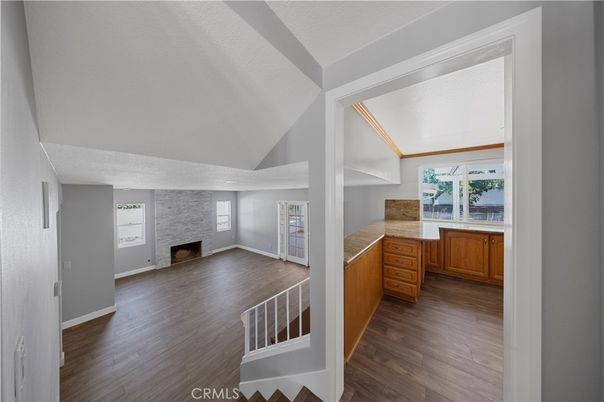 Fireplace, Interior, Wood Texture Flooring