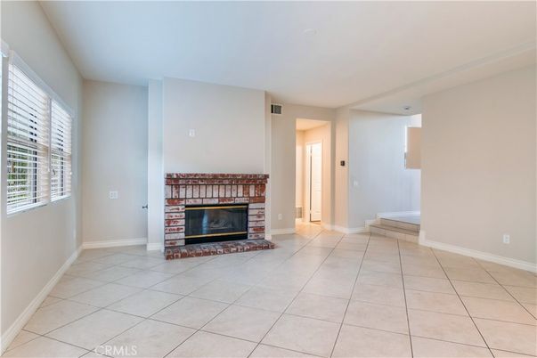 Empty room, Fireplace, Interior