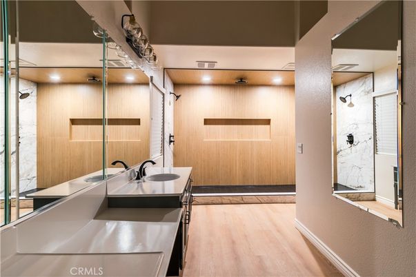 Bathroom, Interior, Wood Texture Flooring