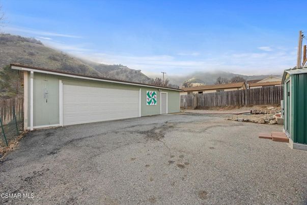 Backyard, Detached Garage, Exterior
