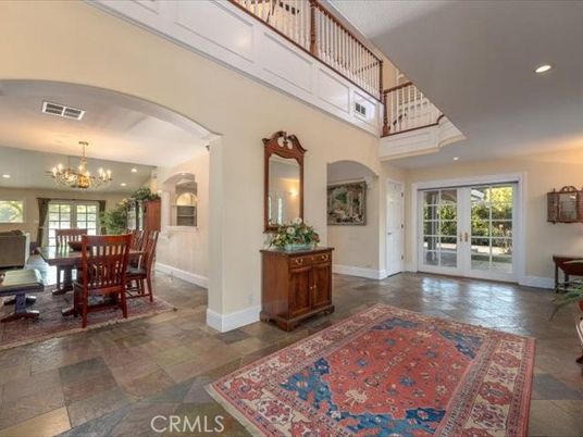 Chandelier, Dining room, Interior, Piano, Recessed Lighting