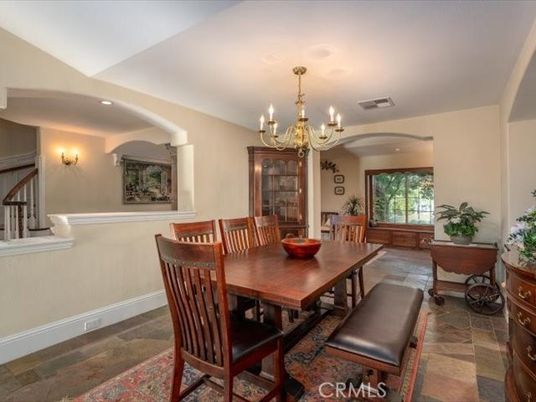 Chandelier, Dining room, Interior, Recessed Lighting