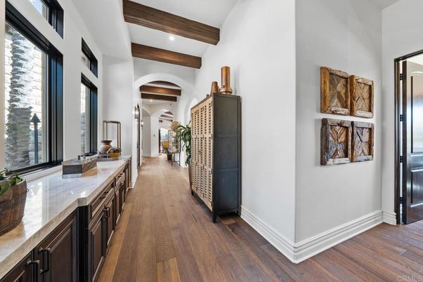 Interior, Recessed Lighting, Wooden Beams, Wood Texture Flooring