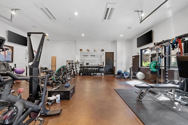 Fitness Equipment, Gym, Interior, Recessed Lighting