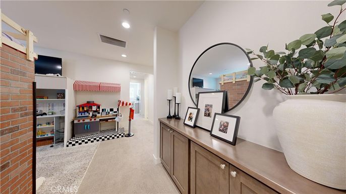 Interior, Recessed Lighting, Stone Walls