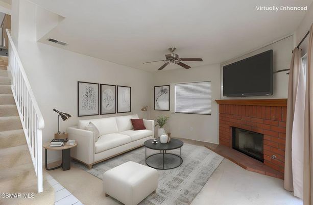 Fireplace, Interior, Living room
