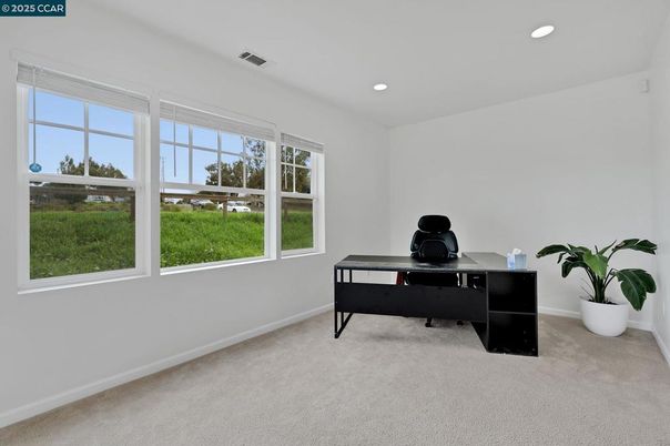 Home Office, Interior, Recessed Lighting