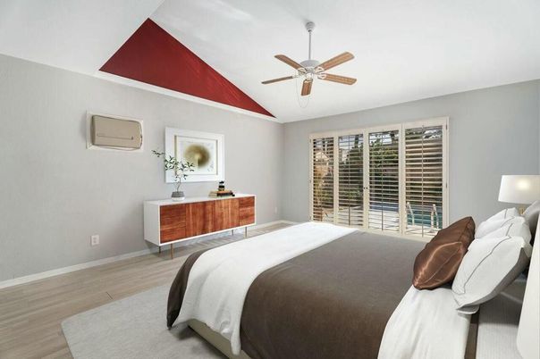 Bedroom, Interior, Wood Texture Flooring