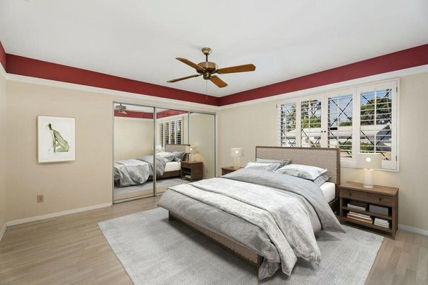 Bedroom, Interior, Wood Texture Flooring