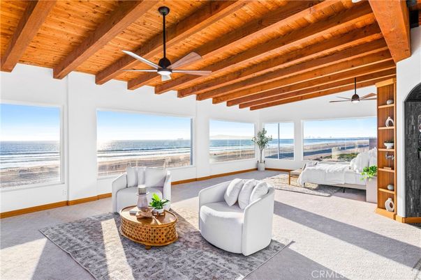 Bedroom, Interior, Water, Wooden Beams, Wooden Ceilings