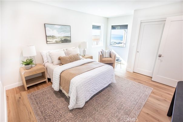 Bedroom, Interior, Water, Wood Texture Flooring